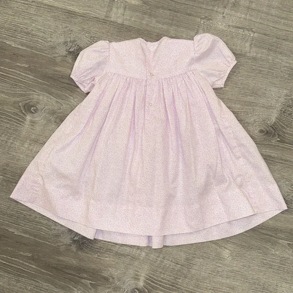 Petit Ami Pink Smocked Kids Dress - Picture 6 of 7